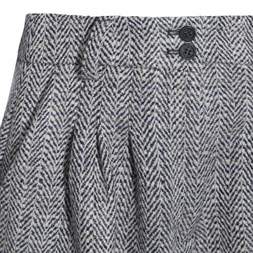 DARK GREY VISCOSE SHORTS