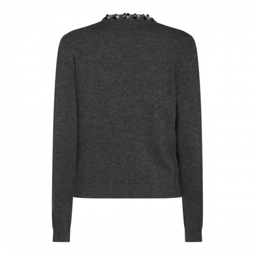 DARK GREY WOOL KNITWEAR