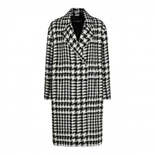 BLACK AND WHITE COAT