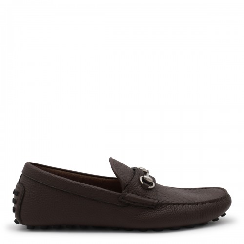 BROWN LEATHER LOAFERS