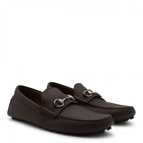 BROWN LEATHER LOAFERS