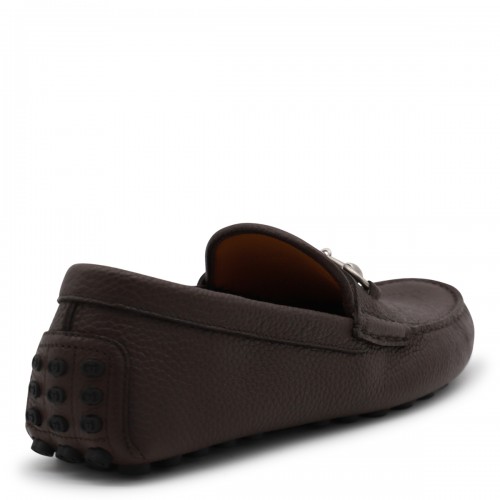 BROWN LEATHER LOAFERS