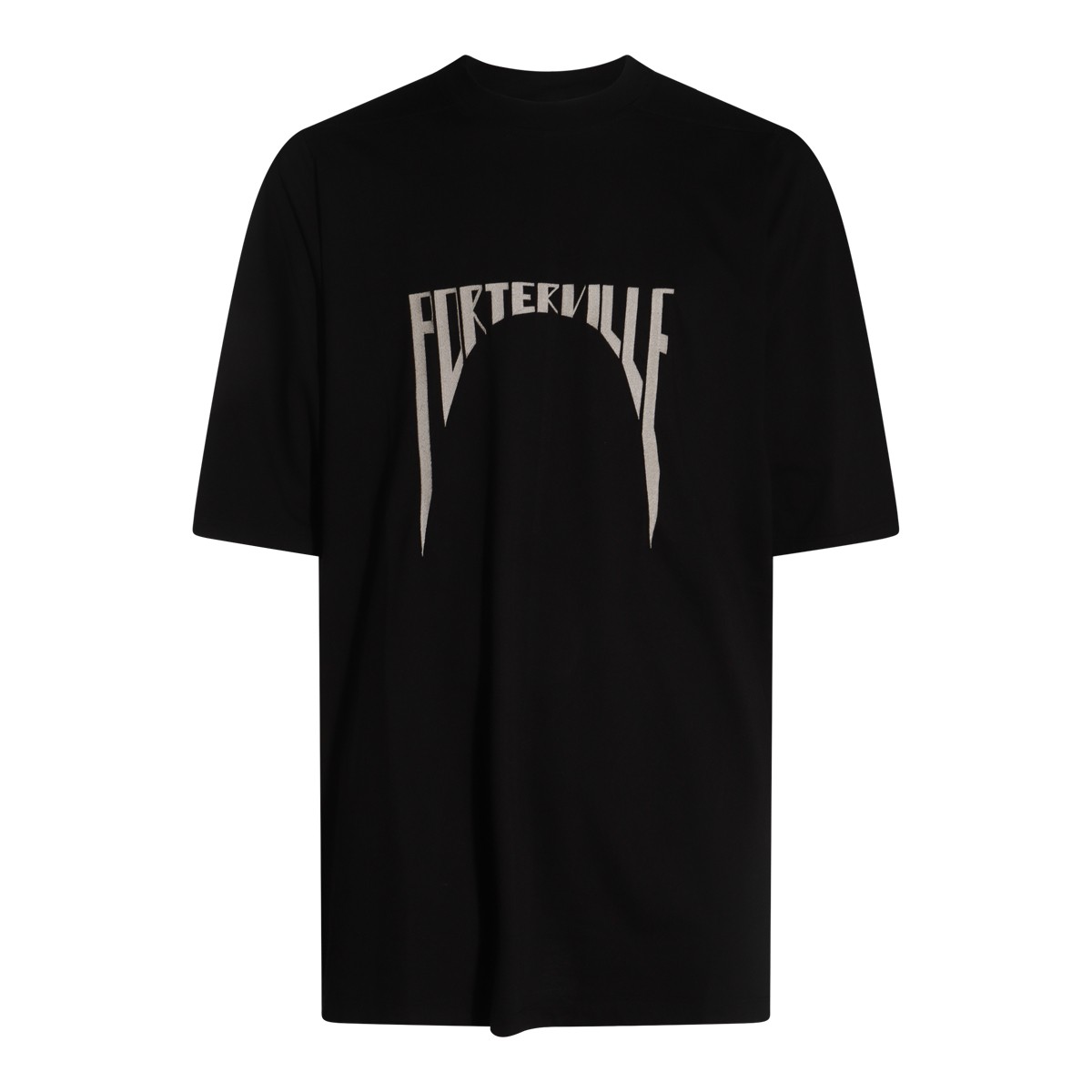 BLACK COTTON T-SHIRT