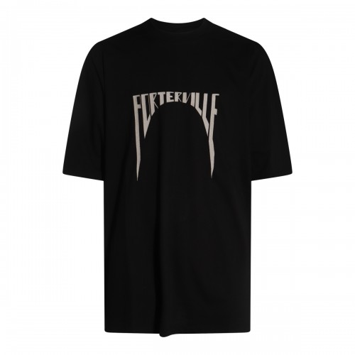 BLACK COTTON T-SHIRT