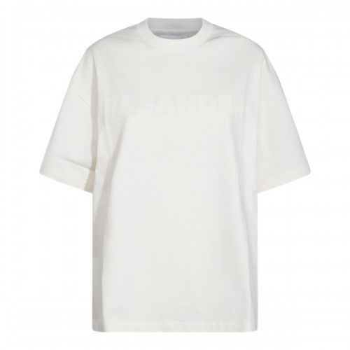 WHITE COTTON T-SHIRT