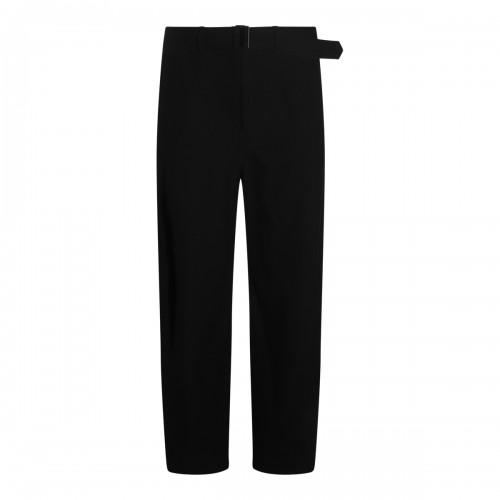 BLACK WOOL PANTS