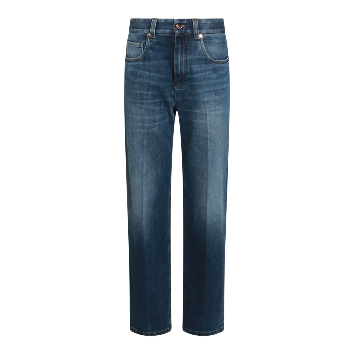 BLUE COTTON DEMIM JEANS