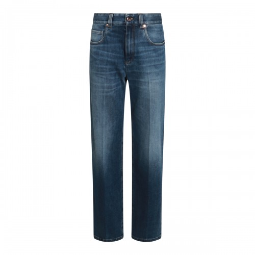 BLUE COTTON DEMIM JEANS