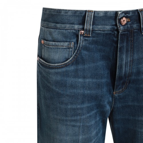 BLUE COTTON DEMIM JEANS