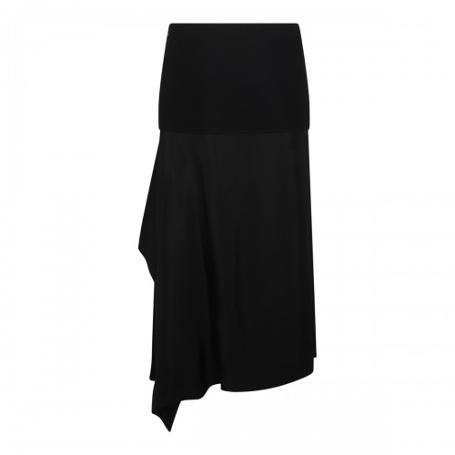 BLACK WOOL SKIRT 2