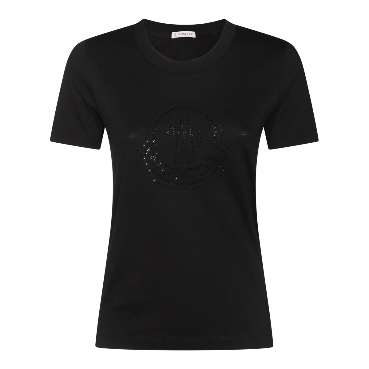 BLACK COTTON T-SHIRT