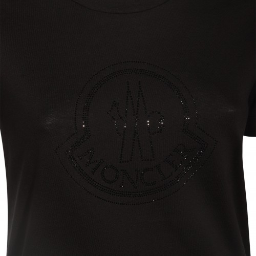 BLACK COTTON T-SHIRT