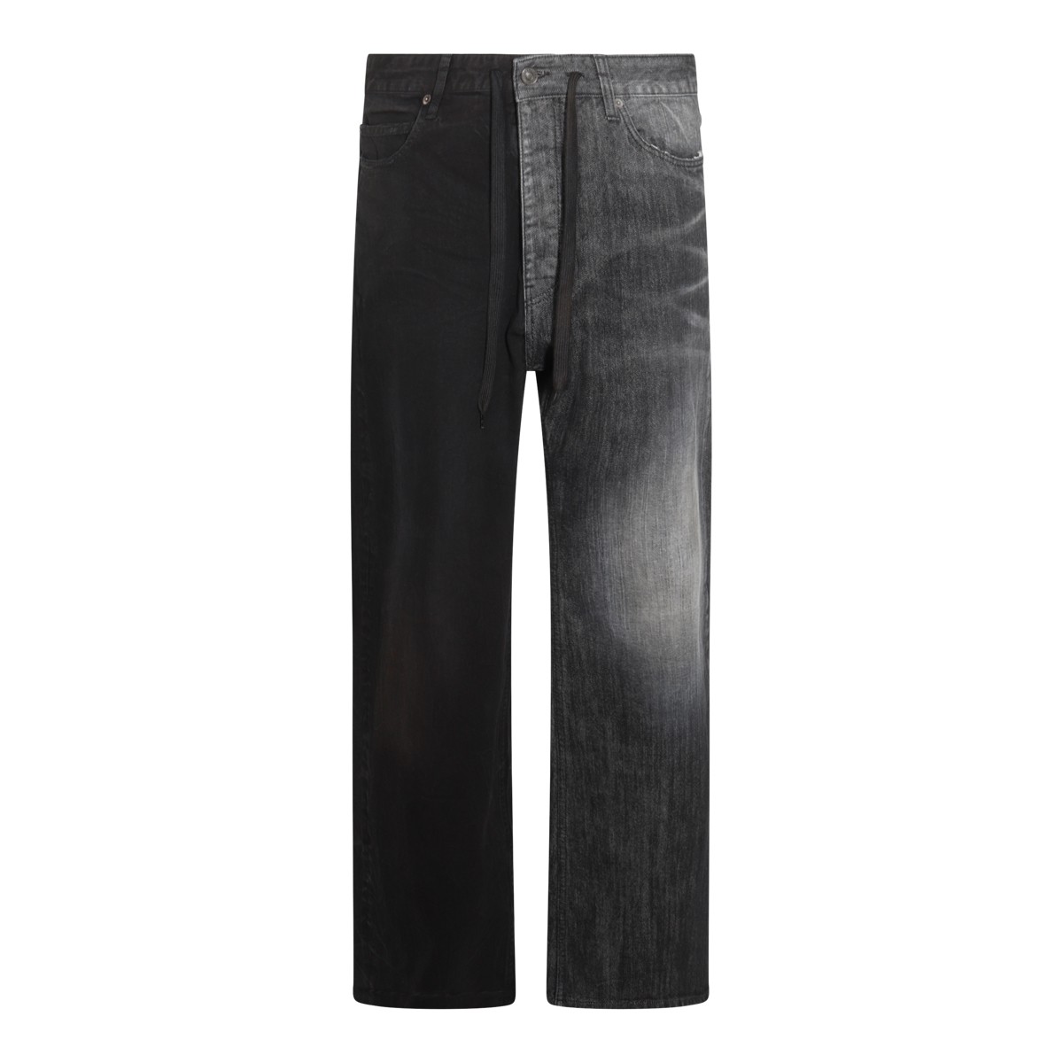 BLACK COTTON DENIM JEANS