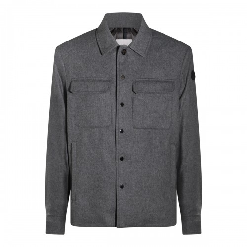 GREY WOOL SHIRT