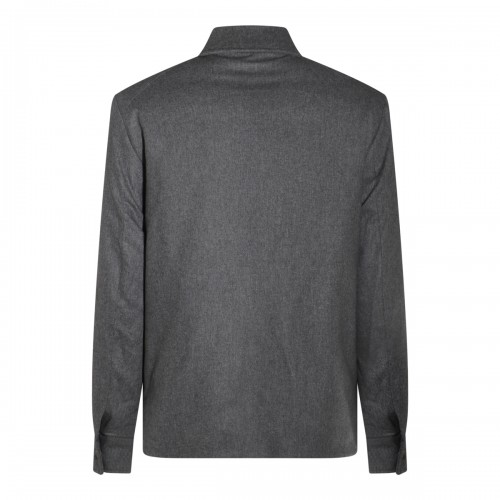 GREY WOOL SHIRT