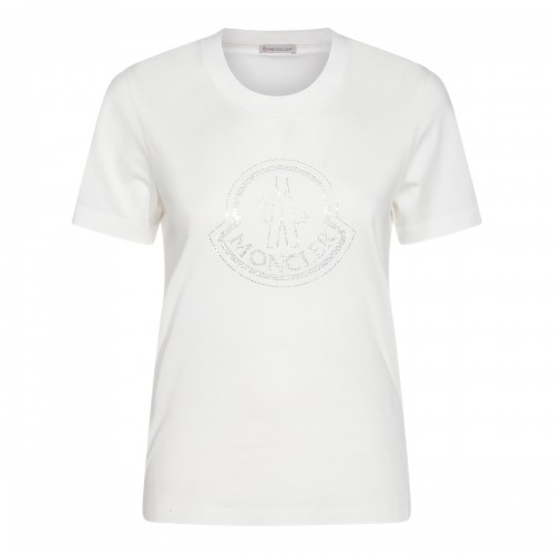 WHITE COTTON T-SHIRT