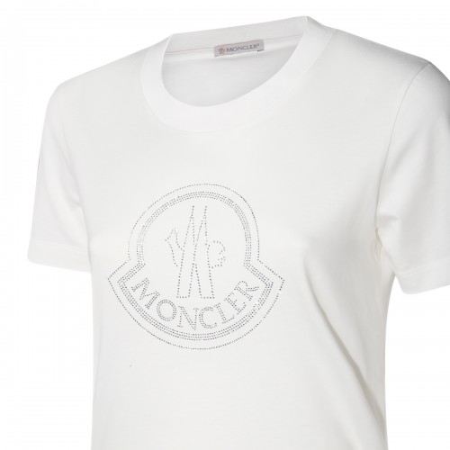 WHITE COTTON T-SHIRT