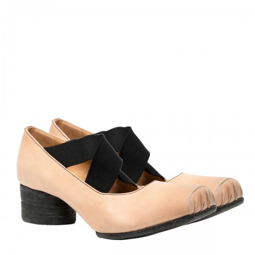 PINK LEATHER BALLET SHOES