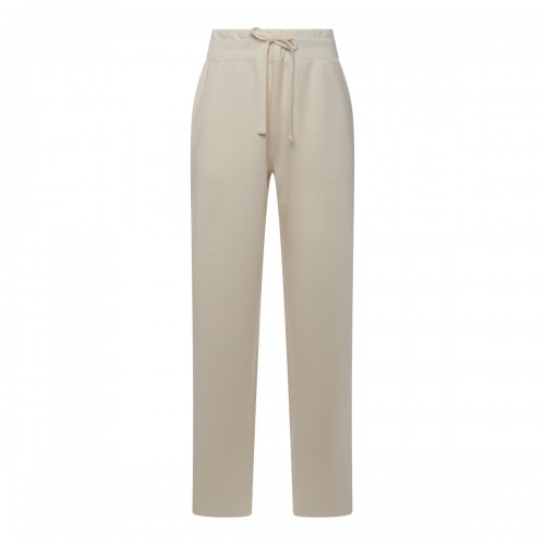 WHITE WOOL PANTS