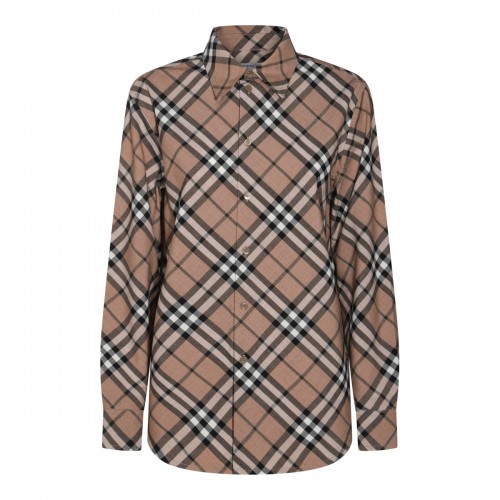 BEIGE WOOL SHIRT