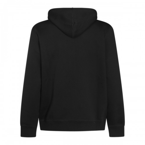 BLACK COTTON SWEATSHIRT