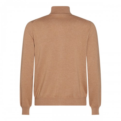 BEIGE WOOL KNITWEAR