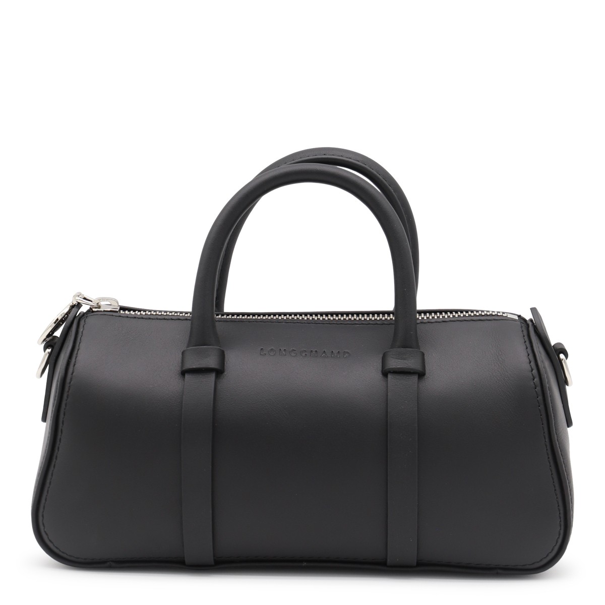 BLACK LEATHER S DAYLONG TOP HANDLE BAG