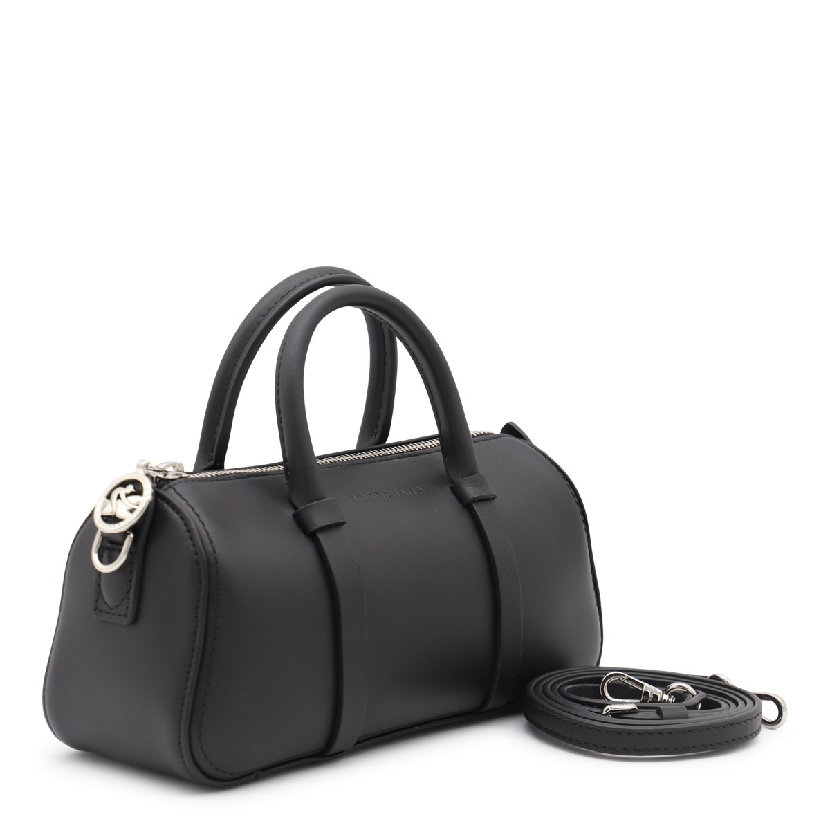 ショルダーバッグ・ポシェット LONGCHAMP BLACK LEATHER S DAYLONG TOP HANDLE BAG BLACK LEATHER S DAYLONG TOP HANDLE BAG