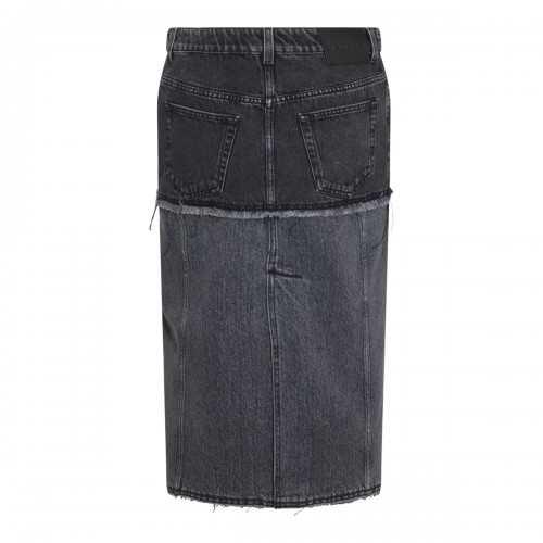 BLACK COTTON SKIRT