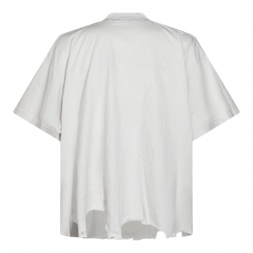 WHITE COTTON T-SHIRT