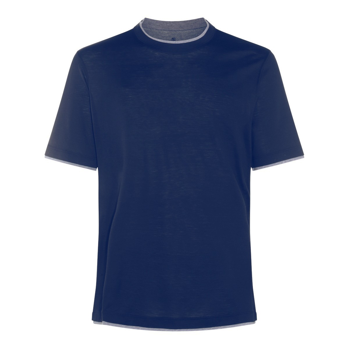 BLUE COTTON T-SHIRT