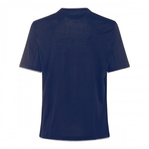 BLUE COTTON T-SHIRT