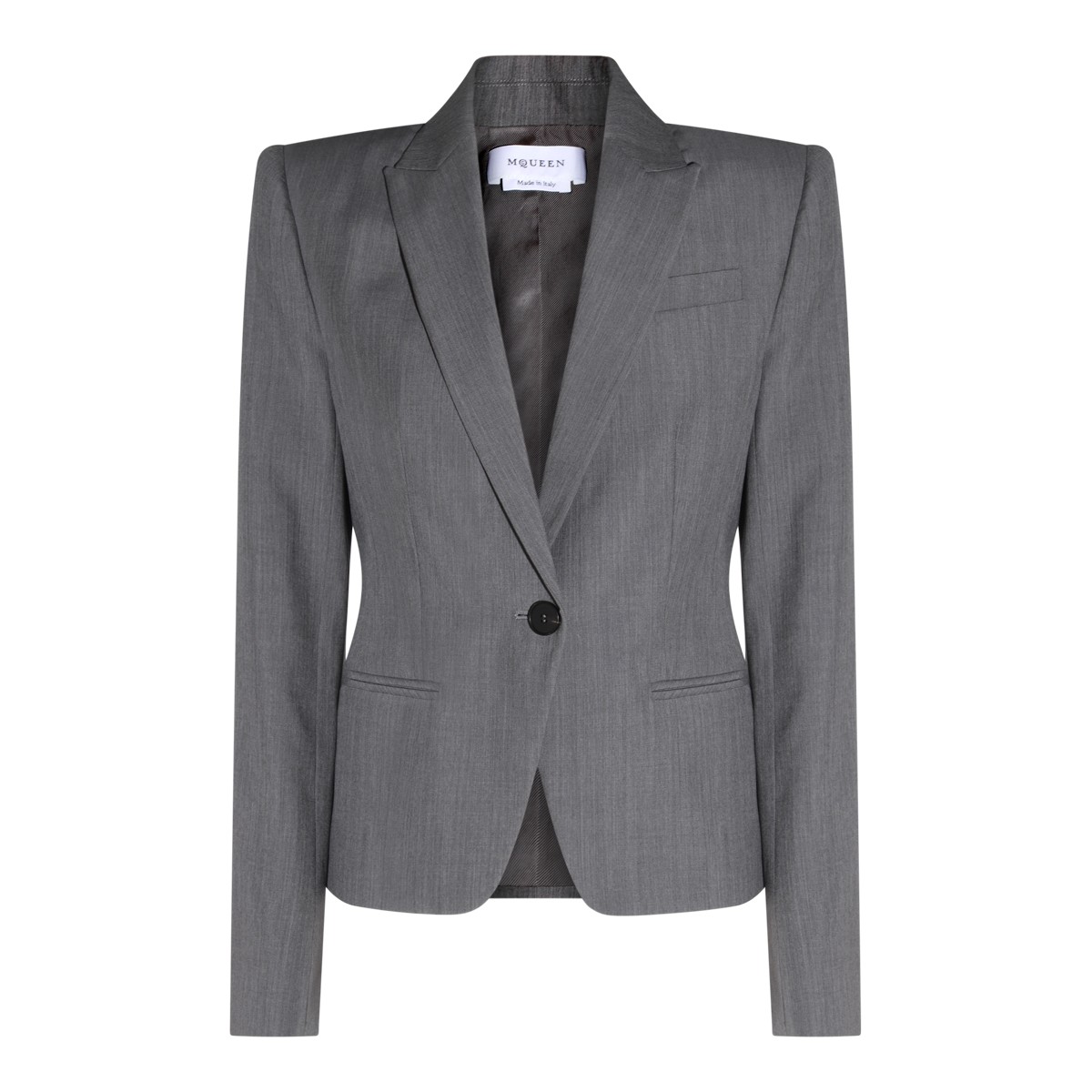 GREY WOOL BLAZER