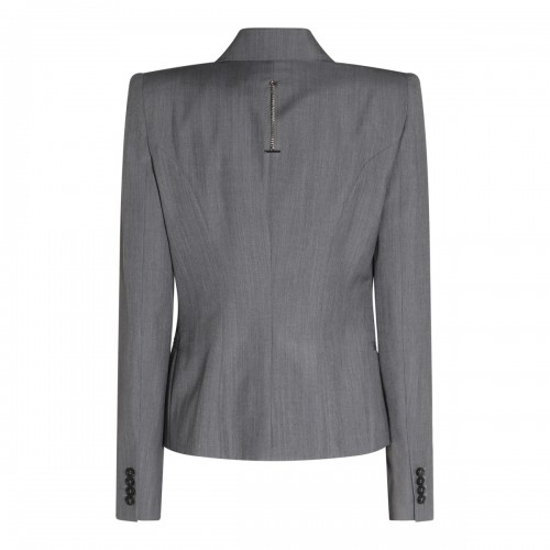 GREY WOOL BLAZER