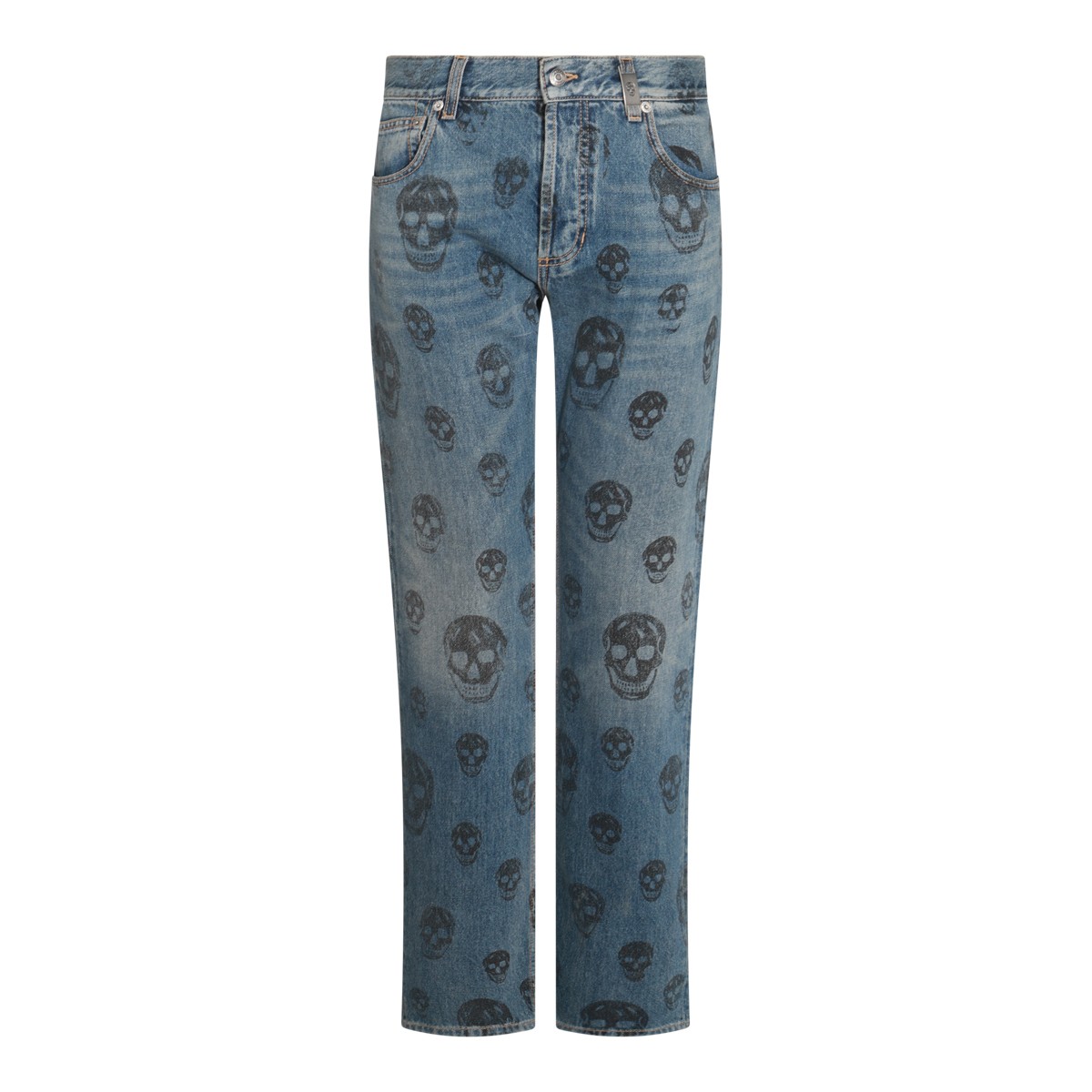 BLUE COTTON DENIM JEANS