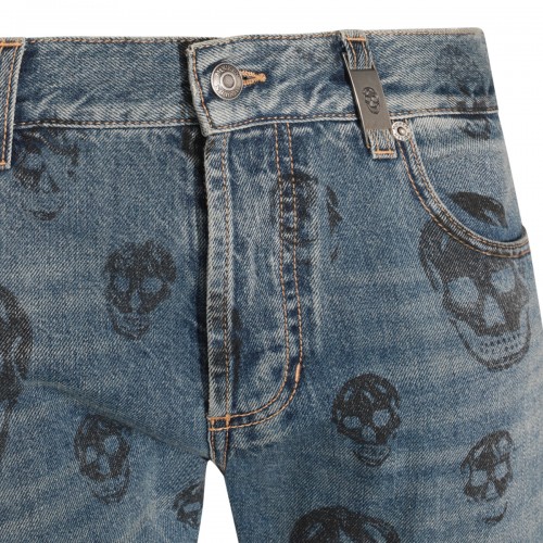 BLUE COTTON DENIM JEANS