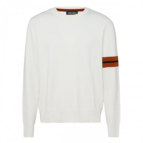 WHITE WOOL KNITWEAR