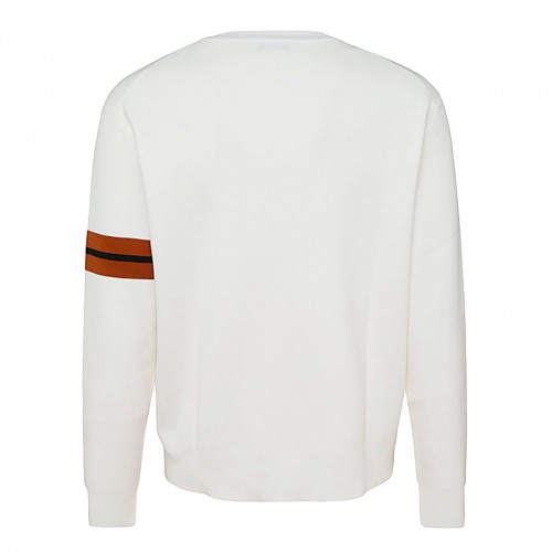 WHITE WOOL KNITWEAR