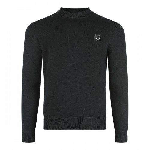 BLACK WOOL KNITWEAR