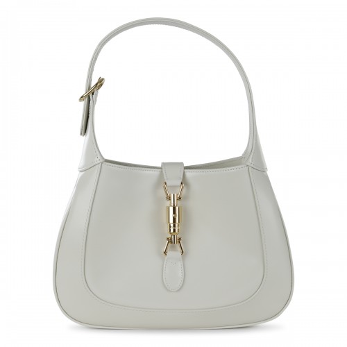 WHITE LEATHER JACKIE 1961 SHOULDER BAG