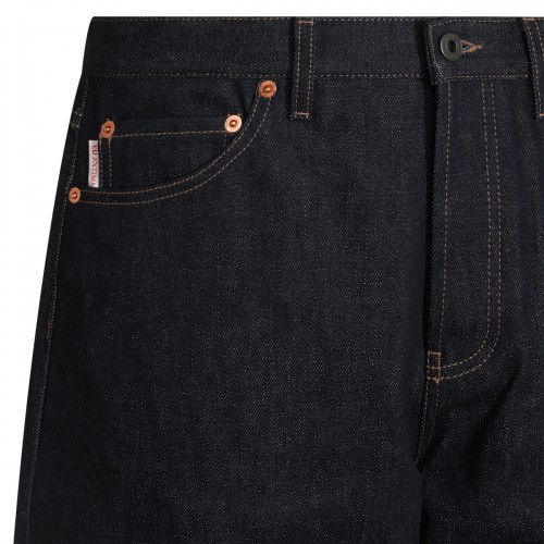 BLACK COTTON DENIM JEANS