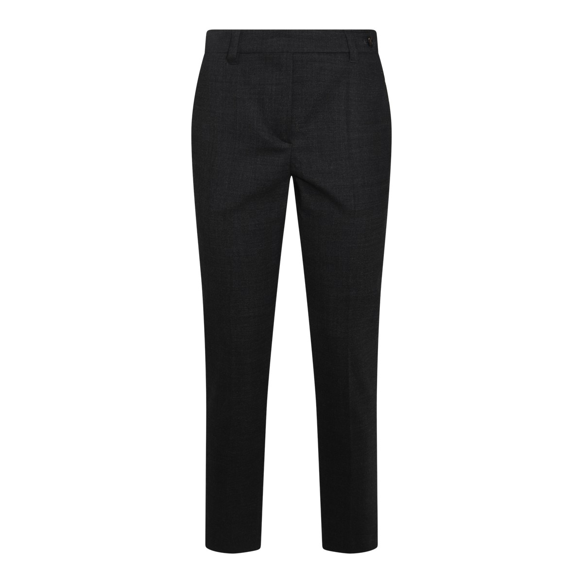 BLACK WOOL PANTS