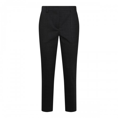 BLACK WOOL PANTS