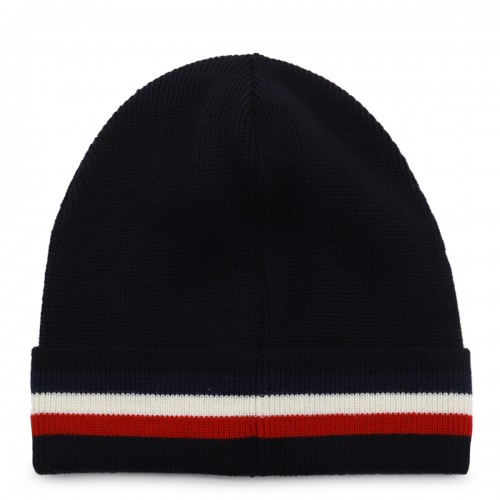 NAVY BLUE WOOL HAT