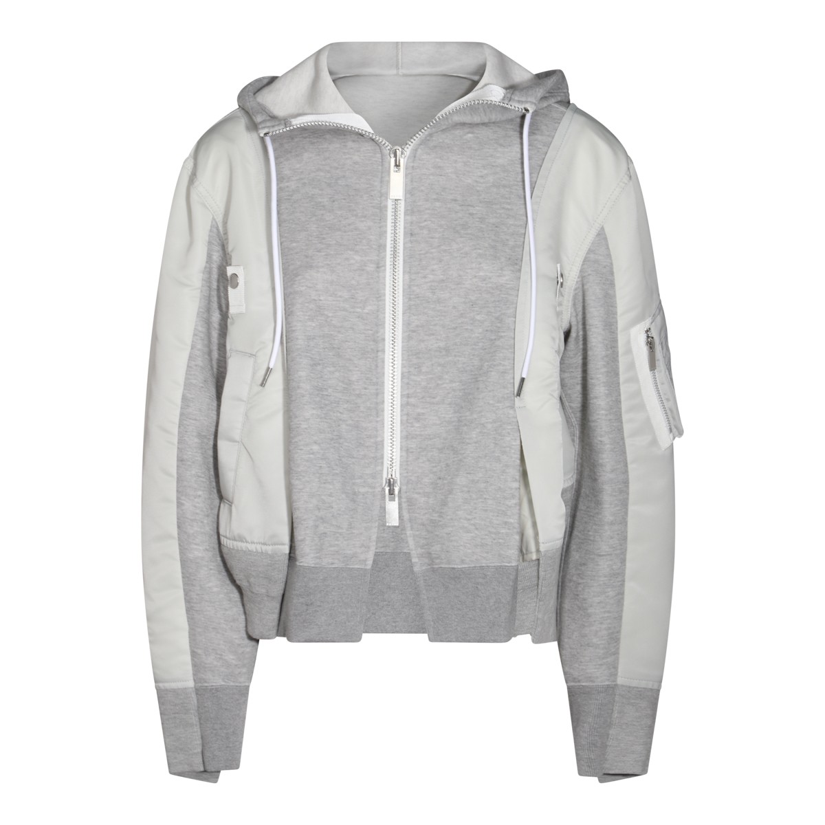 GREY COTTON SWEATSHIRT