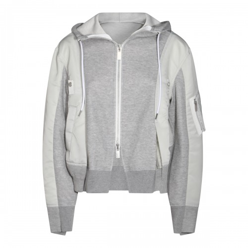 GREY COTTON SWEATSHIRT