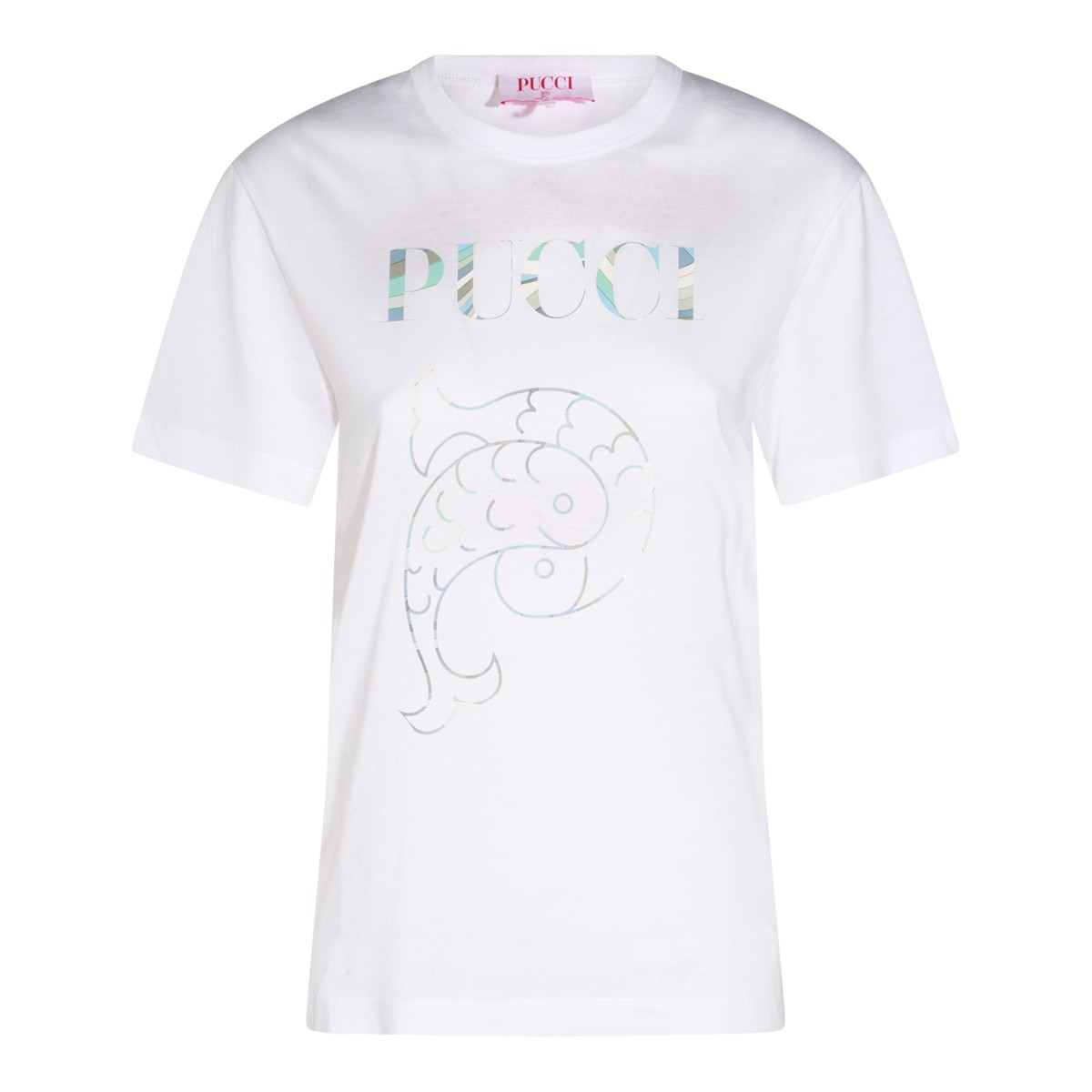 WHITE COTTON T-SHIRT