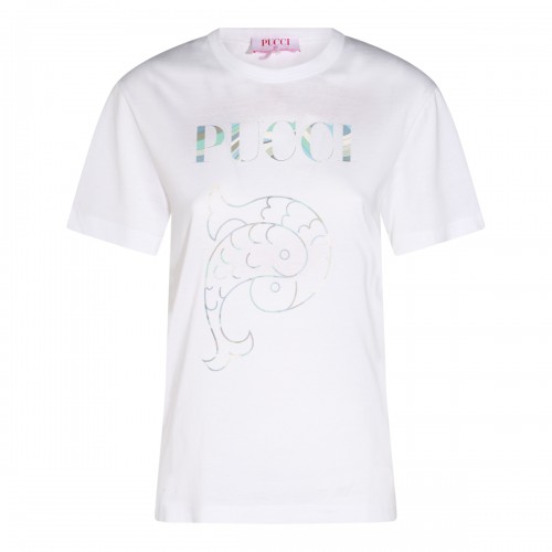 WHITE COTTON T-SHIRT