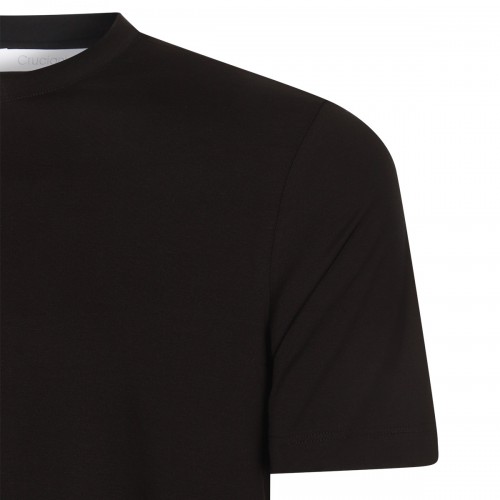 BLACK COTTON T-SHIRT