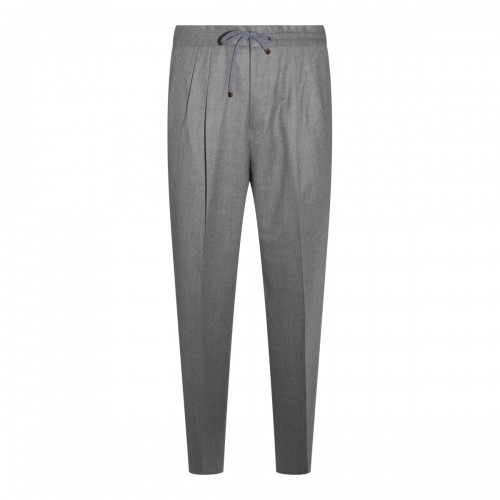 GREY WOOL PANTS